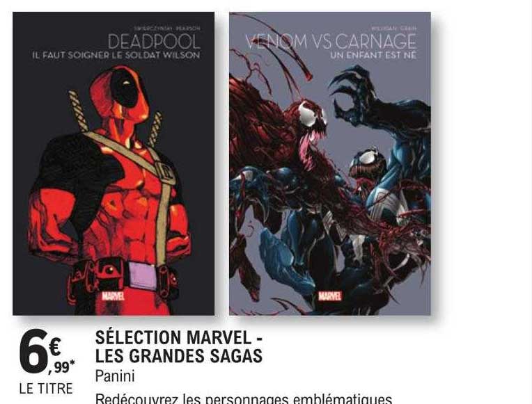sélection marvel - les grandes sagas