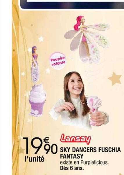 sky dancers fuschia fantasy lansay
