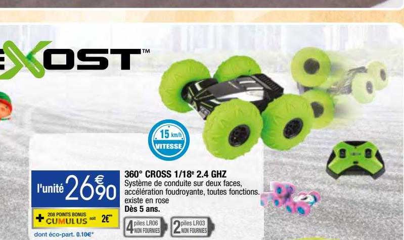 360° cross 1-18e 2.4 ghz