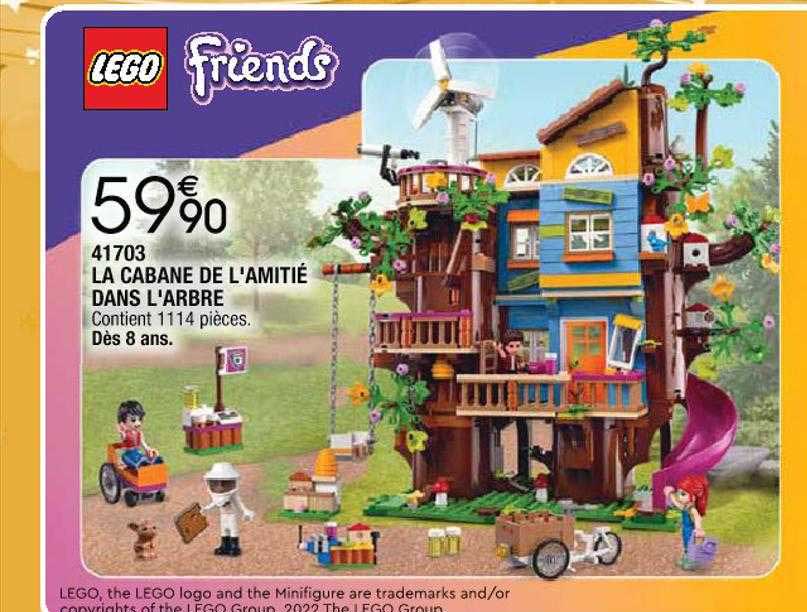 41703 la cabane de l'amitié dans l'arbre lego friends