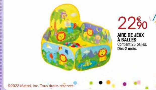 aire de jeux à balles