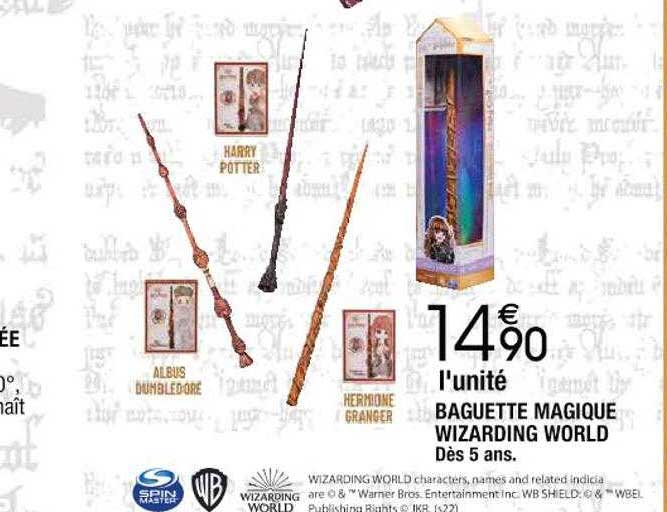 baguette magique wizarding world