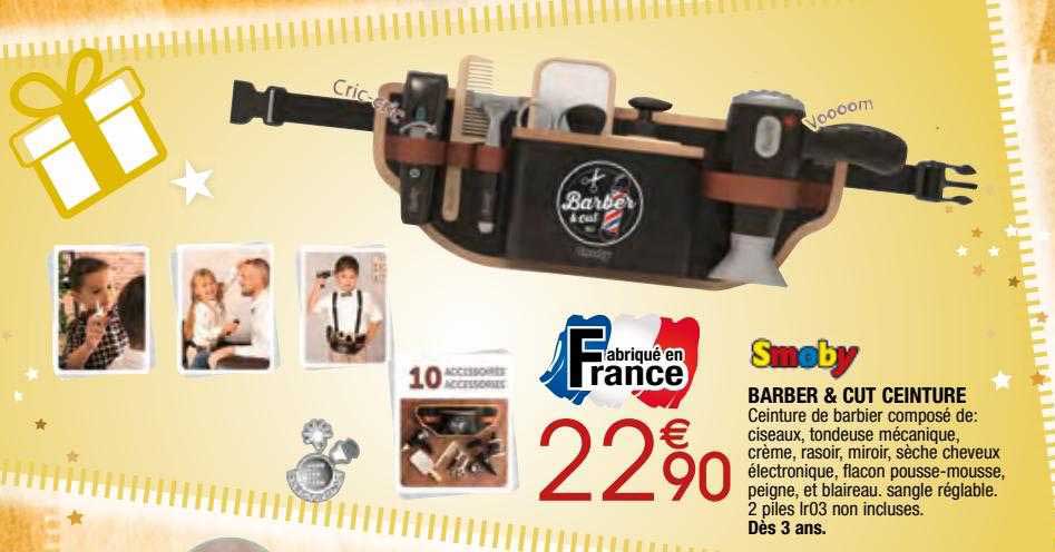barber & cut ceinture smoby