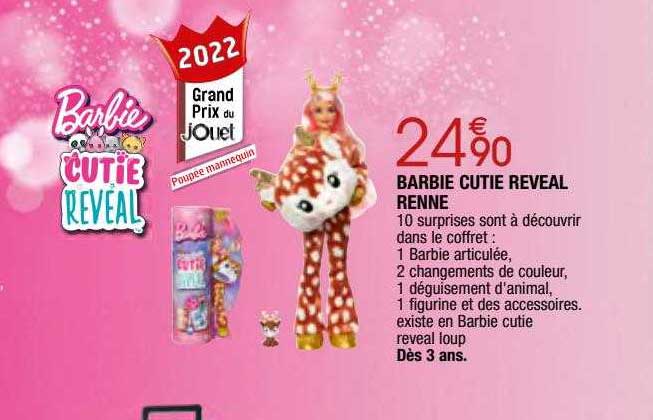 barbie cutie reveal renne