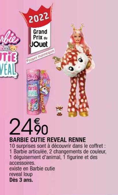 barbie cutie reveal renne