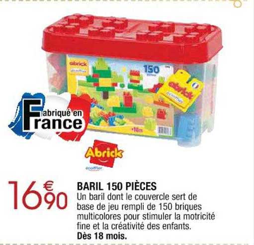 baril 150 pièces abrick