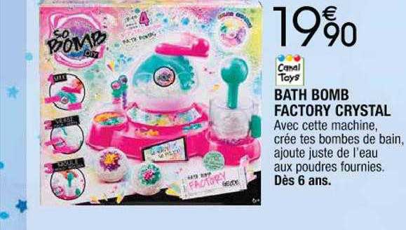 bath bomb factory crystal canal toys