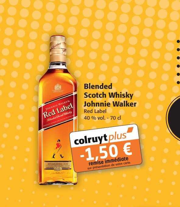 blended scotch whisky johnnie walker