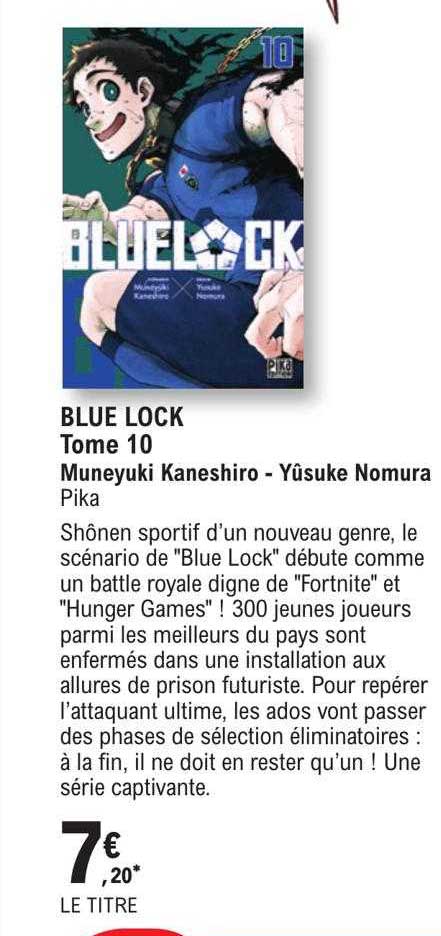 blue lock tome 10 - muneyuki kaneshiro - yûsuke nomura