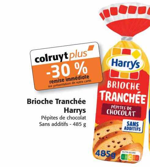 Brioche Tranchée Harrys