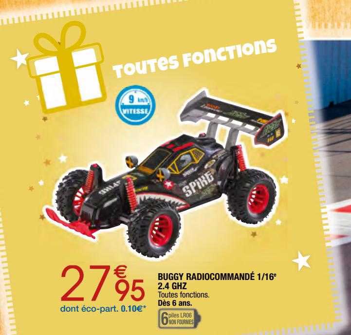 buggy radiocommandé 1-16e 2.4 ghz
