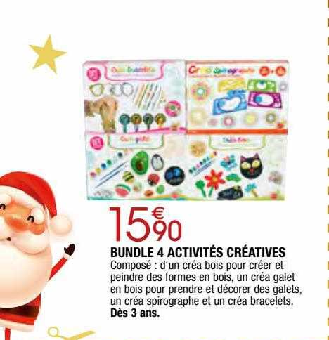 bundle 4 activités créatives