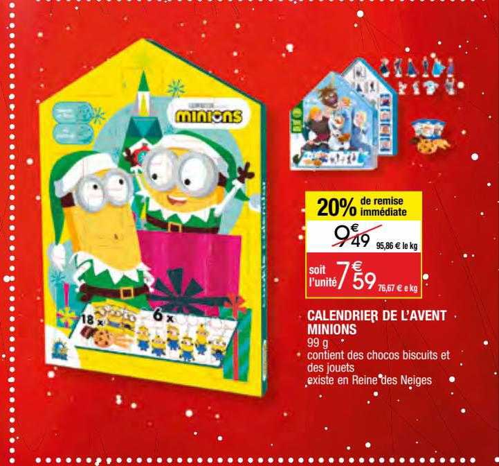 Calendrier De L'avent Minions