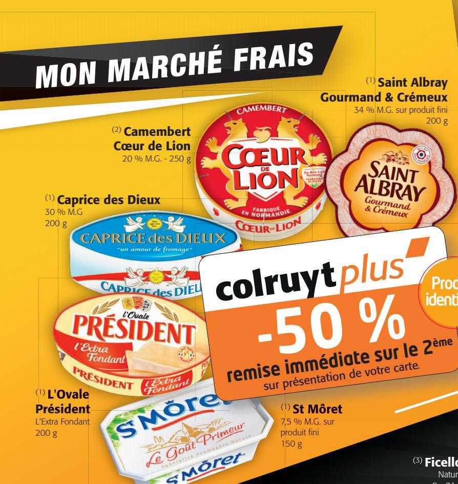 Camembert Coeur De Lion, Caprice Des Dieux, L'ovale Président, St Môret, Saint Albray Gourmand & Crémeux