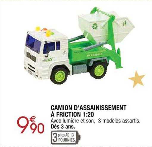 Camion D'assainissement à Friction 1:20