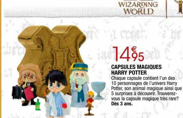 capsules magiques harry potter