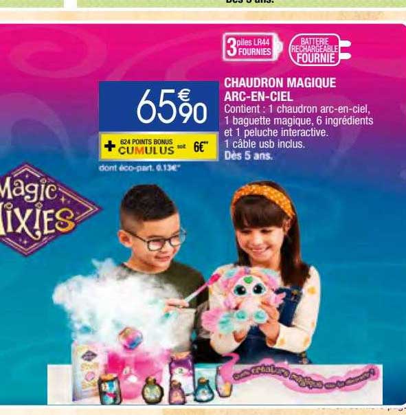 chaudron magique arc-en-ciel