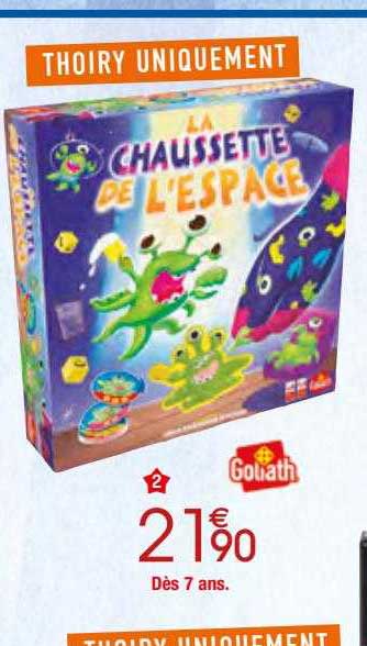 chaussette de l'espace goliath