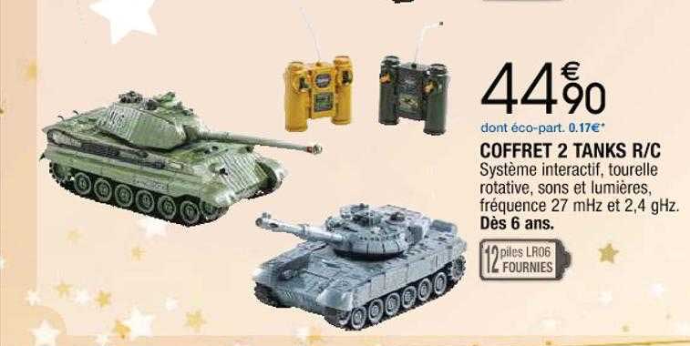 coffret 2 tanks r-c