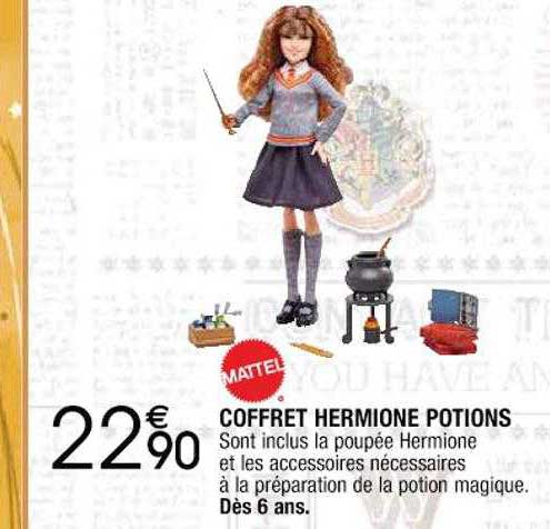 coffret hermione potions mattel