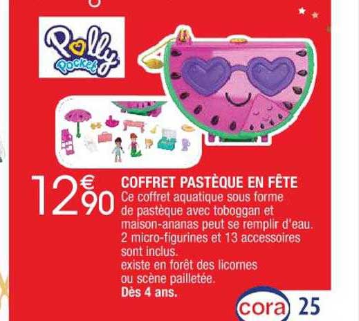 coffret pastèque en fête polly pocket