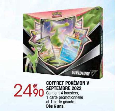 Coffret Pokémon V Septembre 2022