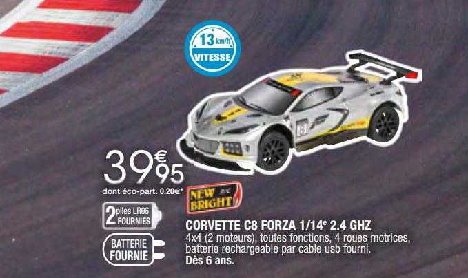 corvette c8 forza 1-14e 2.4 ghz