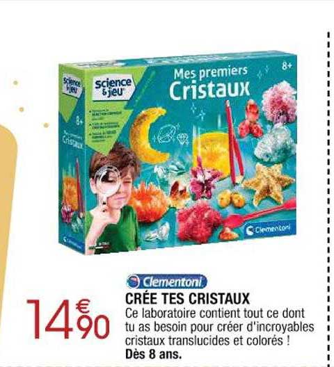 crée tes cristaux clementoni