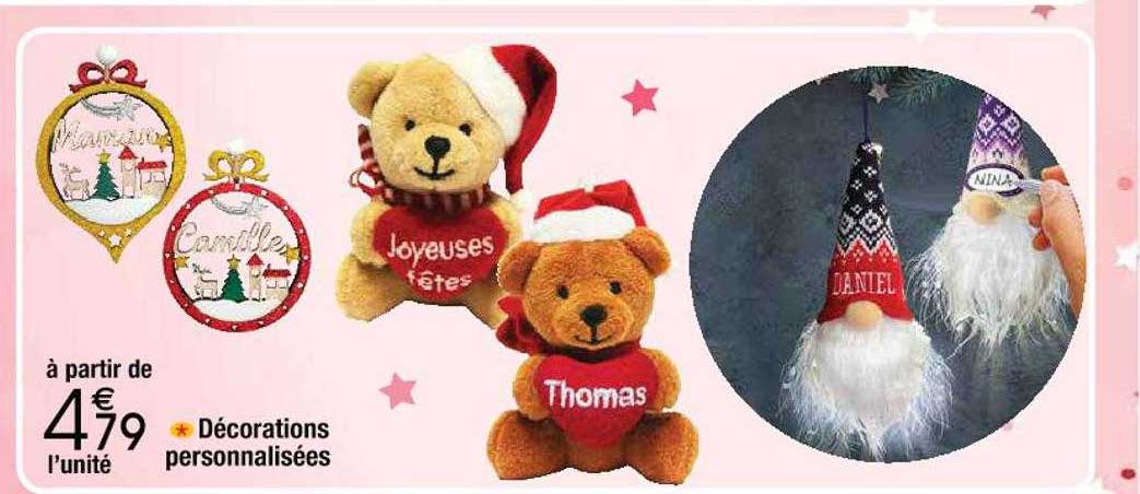 décorations personnalisées