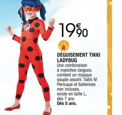 déguisement tikki ladybug