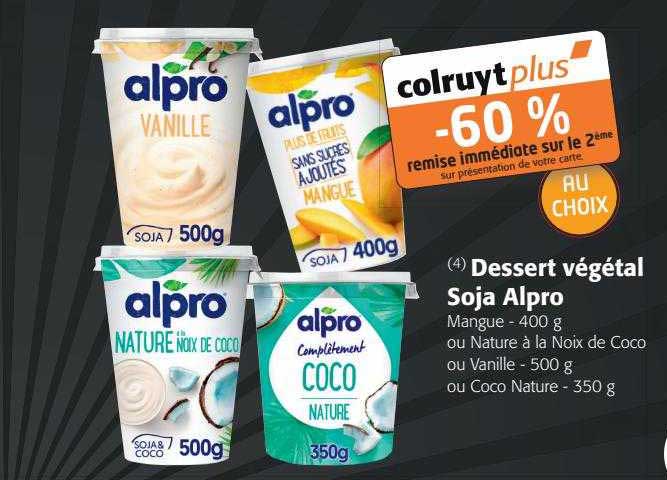 Dessert Végétal Soja Alpro