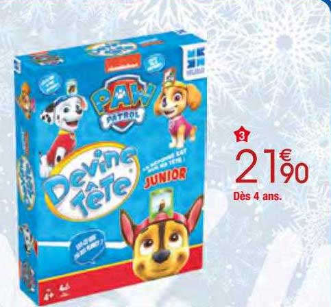 devine tête paw patrol