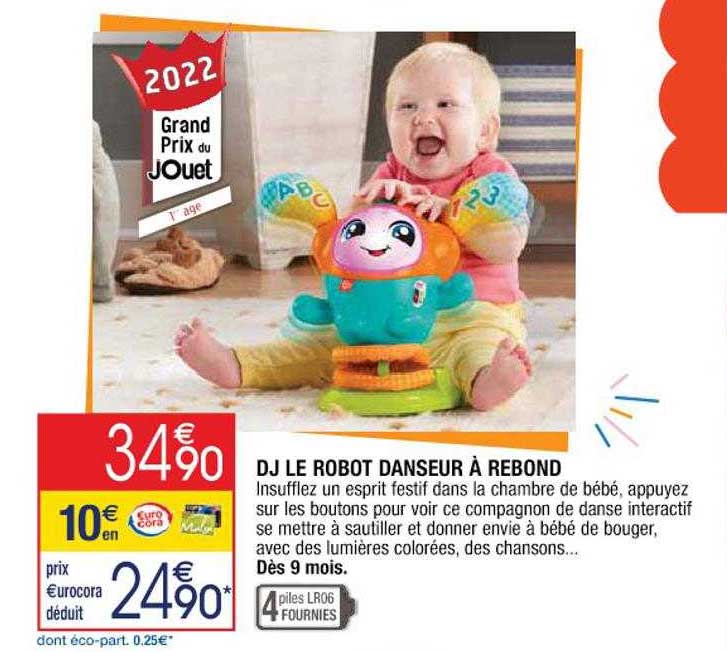 dj le robot danseur à rebond
