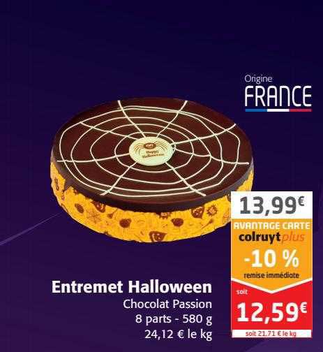 entremet halloween