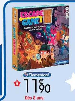 escape game clementoni