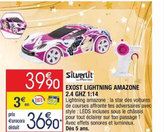 exost Lightning amazone 2,4 ghz 1:14 silverlit