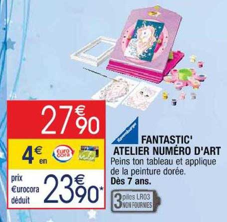 fantastic' atelier numéro d'art ravensburger