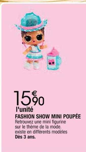 fashion show mini poupée