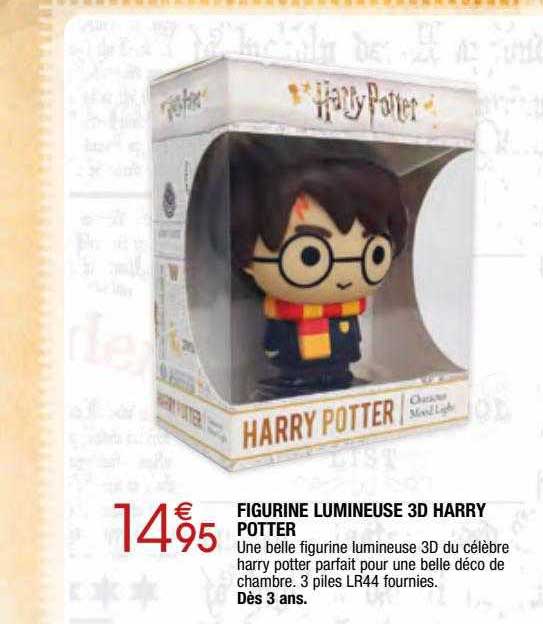 figurine lumineuse 3d harry potter