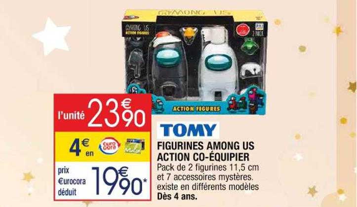 figurines among us action co-équipier tomy