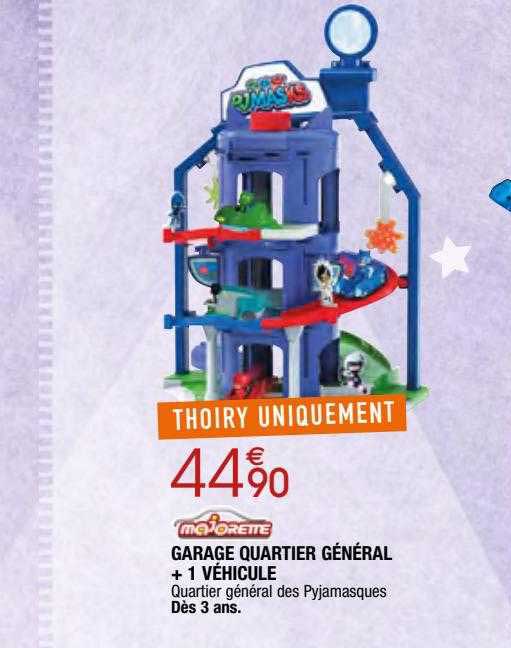 garage quartier général + 1 véhicule majorette