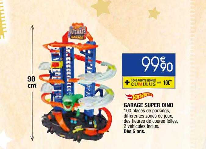 garage super dino hot wheels