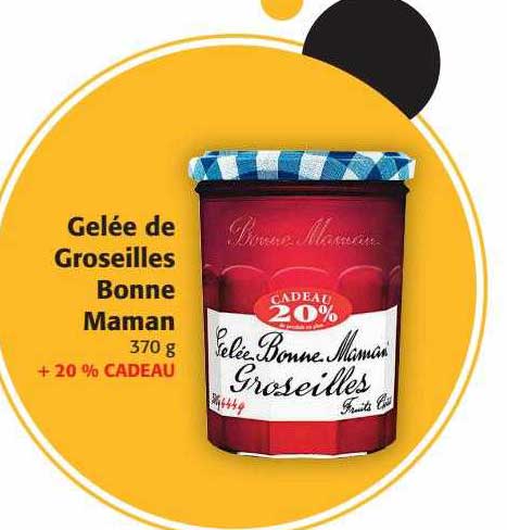 gelée de groseilles bonne maman