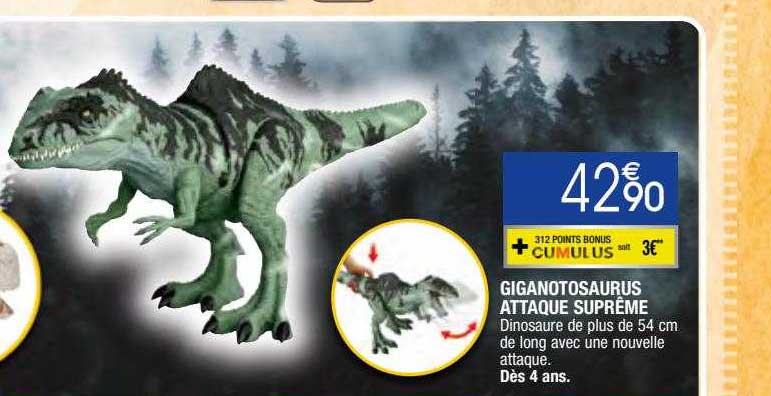 giganotosaurus attaque suprême