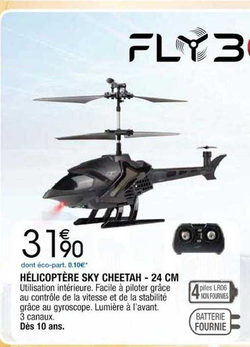 Hélicoptère Sky Cheetah - 24 Cm