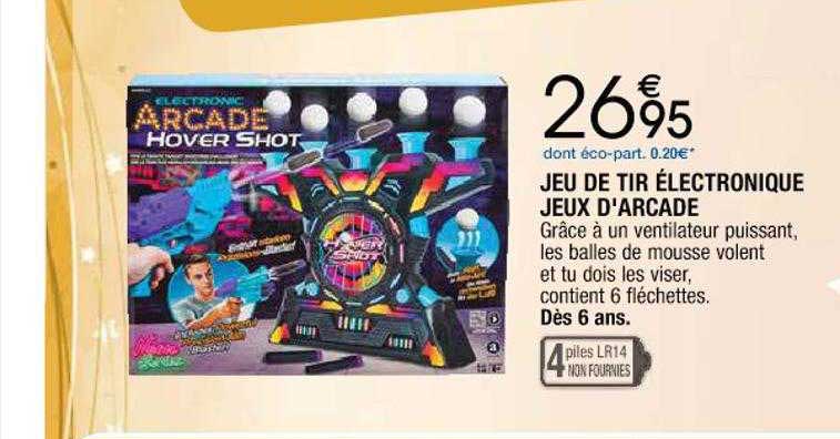 jeu de tir électronique jeux d'arcade
