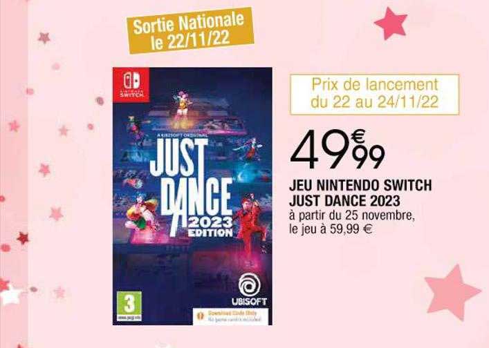 jeu nintendo switch just dance 2023