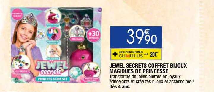 jewel secrets coffret bijoux magiques de princesse