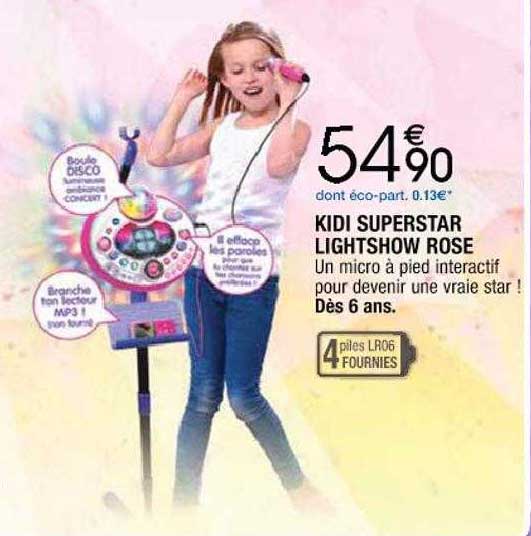 kidi superstar lightshow rose