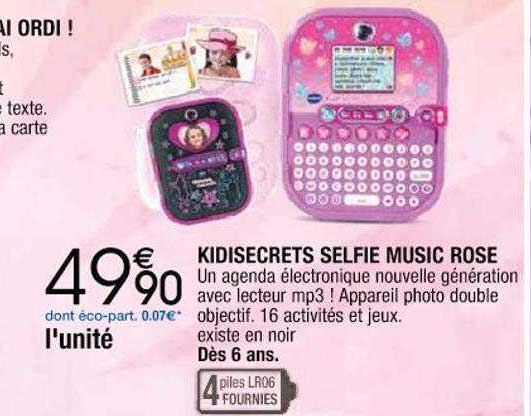 Kidisecrets Selfie Music Rose